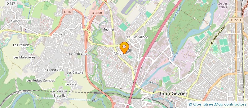 localisation de l'entreprise ASS CANTONALE DES ECOLES MUSIQUES à ANNECY