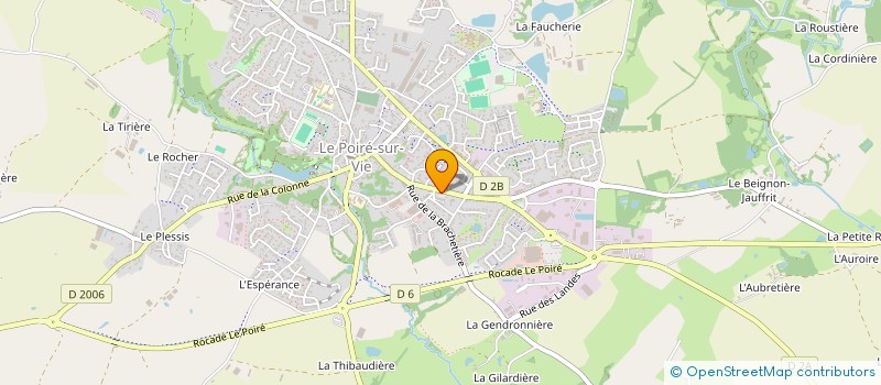 localisation de l'entreprise ASS CANTONALE EMPLOI UTILITE SOCIALE à LE POIRE-SUR-VIE