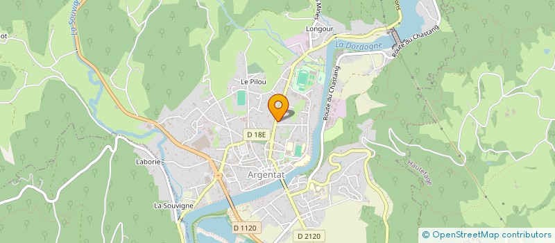 localisation de l'entreprise ASS CANTONALE EN FAVEUR PERSONNES AGEES à ARGENTAT-SUR-DORDOGNE