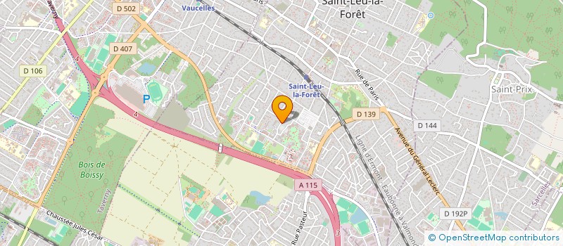 localisation de l'entreprise ASS CANTONALE INFORM PROPOSIT à SAINT-LEU-LA-FORET