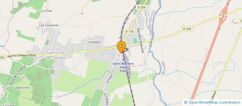 localisation de l'entreprise ASS CANTONNALE SOLIDARITE AIDE INSERTION à SAINT-YZAN-DE-SOUDIAC