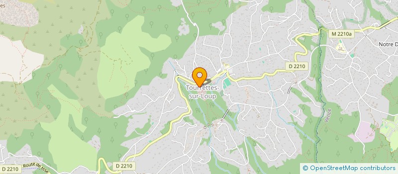 localisation de l'entreprise ASS CANTORIA à TOURRETTES-SUR-LOUP