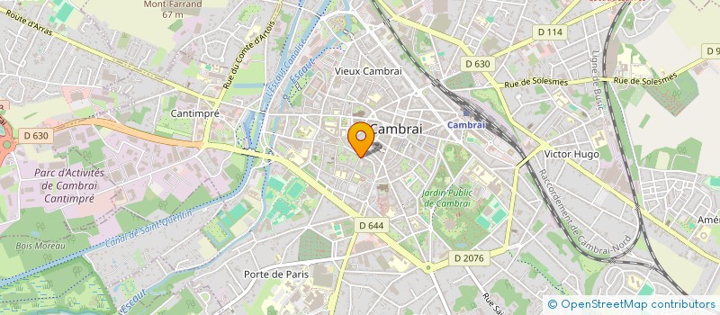 localisation de l'entreprise ASS CAP NORD à CAMBRAI