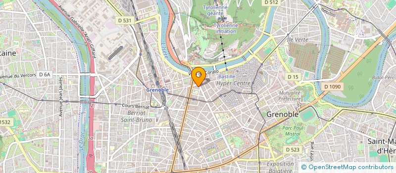 localisation de l'entreprise ASS  CAP'STUDIO  GRENOBLE