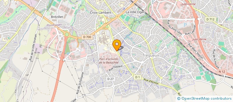 localisation de l'entreprise ASS CARDIOLOGUES COTES D'ARMOR à SAINT-BRIEUC