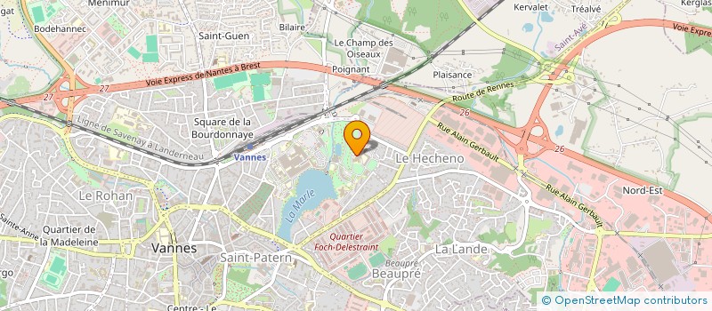 localisation de l'entreprise ASS CARDIOLOGUES INTERVENTIONNELS VANNETAIS à VANNES