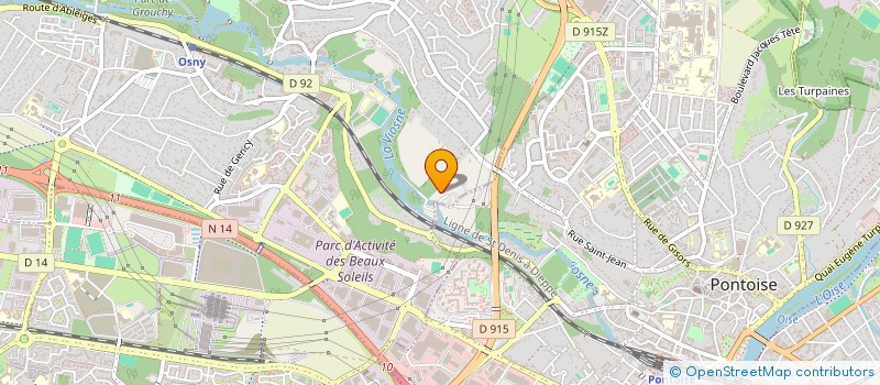 localisation de l'entreprise ASS CARRE D'ARTS  OSNY