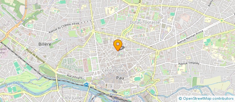 localisation de l'entreprise ASS CARREFOUR IDEES FORM OBS RECHERCHE à PAU