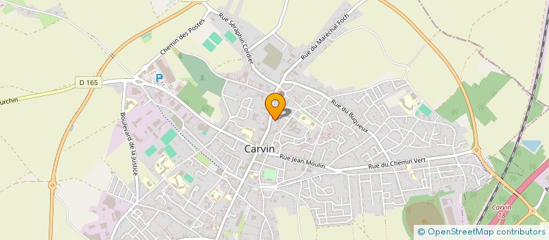 localisation de l'entreprise ASS CARVINOISE LOGEMENT & L'INSERTION à CARVIN