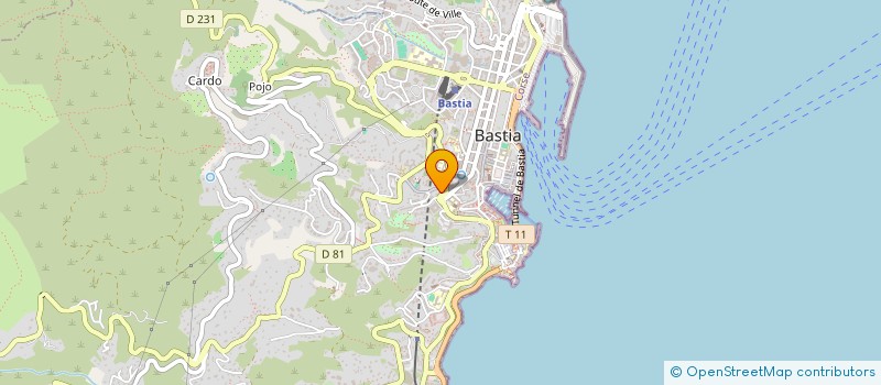 localisation de l'entreprise ASS CASSIOPEE à BASTIA