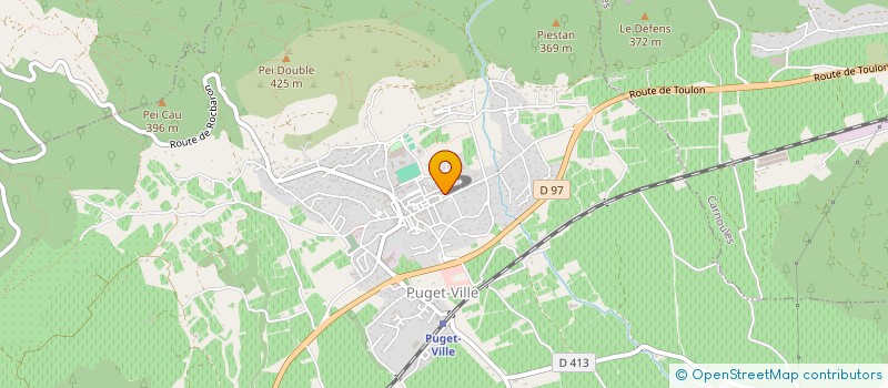 localisation de l'entreprise ASS CASTEL MAUBOUSSIN  CUERS