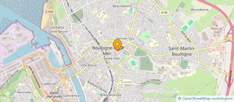 localisation de l'entreprise ASS CATHEDRALE DE BOULOGNE à BOULOGNE-SUR-MER
