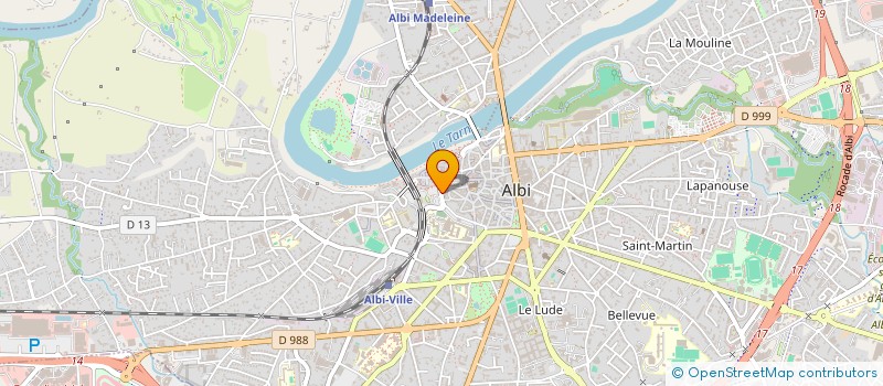 localisation de l'entreprise ASS CATHEDRALE SAINTE CECILE D'ALBI  ALBI