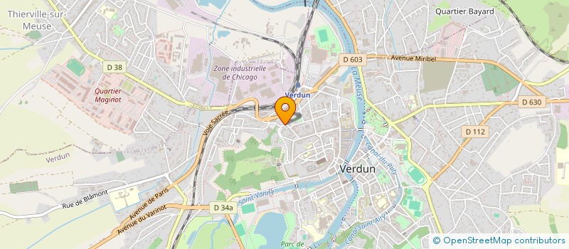 localisation de l'entreprise ASS CATHOLIQUE DU VERDUNOIS à VERDUN