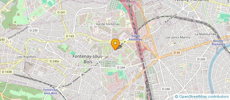 localisation de l'entreprise ASS CATHOLIQUE ENFANTS FONTENAY à FONTENAY-SOUS-BOIS