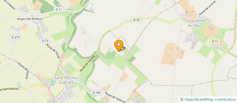 localisation de l'entreprise ASS CAUCHOISE  DES TRADITIONS NORMANDES à SAINT-MACLOU-LA-BRIERE