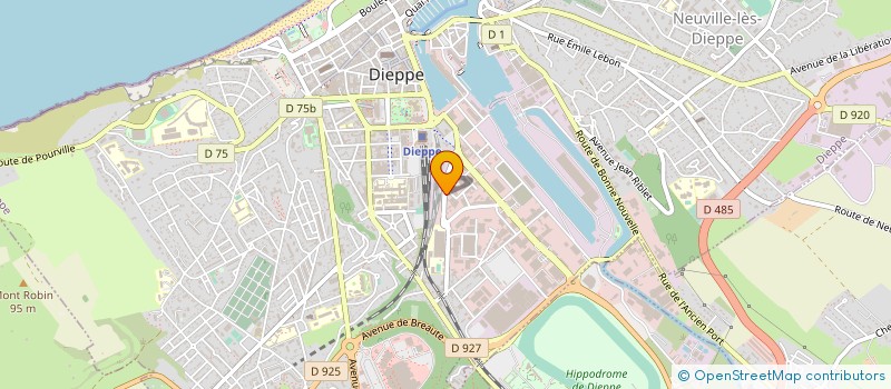 localisation de l'entreprise ASS CAUX MARITIME INSERTION EMPLOI à DIEPPE