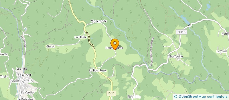 localisation de l'entreprise ASS CAVALI PROPRI PONEYS CIRCONS POMPADO  SAINT-SYLVAIN