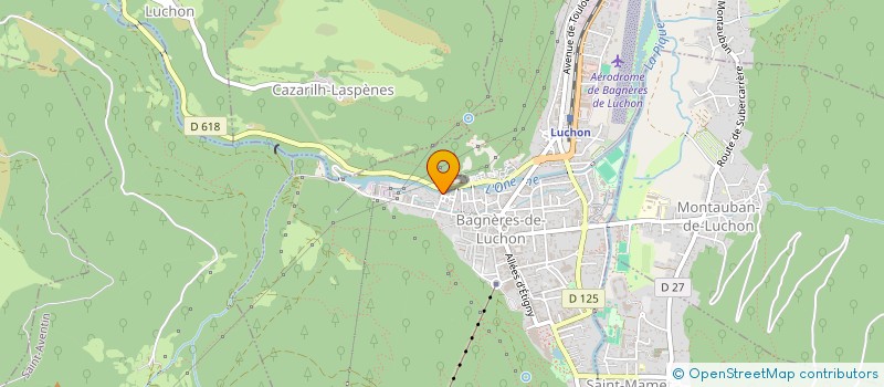 localisation de l'entreprise ASS CAVALIERS ET ECOLE EQUITATION LUCHON  BAGNERES-DE-LUCHON