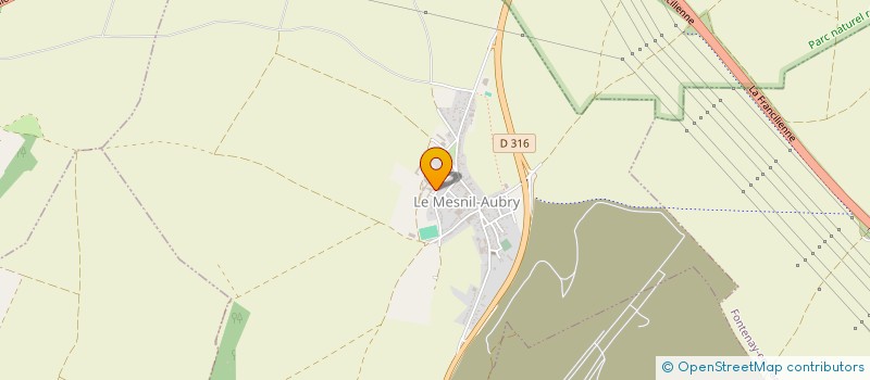 localisation de l'entreprise ASS CAVALIERS PROPRI ECURIES FOURNAISE  LE MESNIL-AUBRY