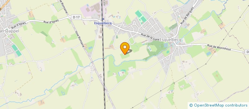 localisation de l'entreprise ASS CAVALIERS RANDONNEURS YSER  ESQUELBECQ