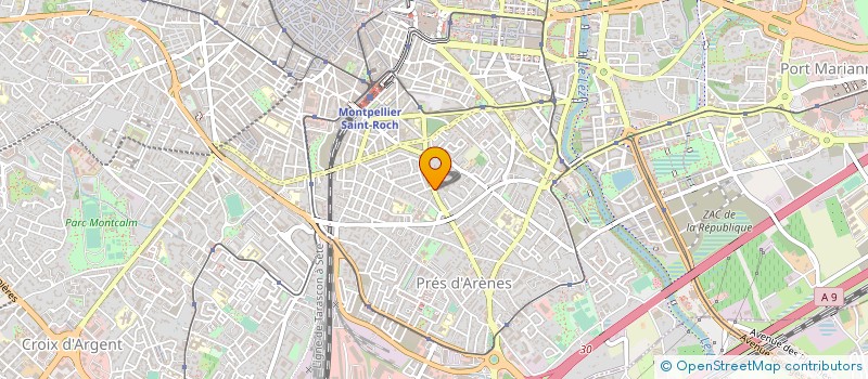 localisation de l'entreprise ASS CDAFAL à MONTPELLIER