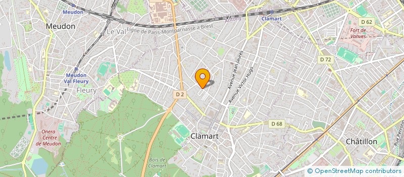 localisation de l'entreprise ASS CECAP à CLAMART