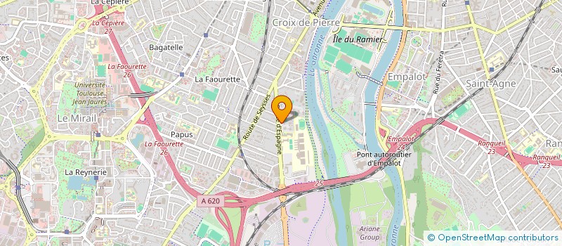 localisation de l'entreprise ASS CEDRES CONSEIL EN DEVELOP DE LA RESPONSABILITE ENVIRONNEMENTALE ET SOCIALE  TOULOUSE