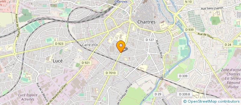 localisation de l'entreprise ASS CEIDIAB 28 à CHARTRES