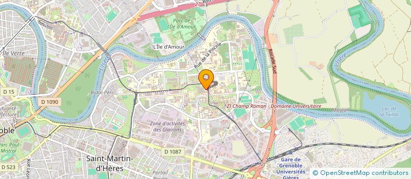 localisation de l'entreprise ASS CEISCIGMAG  SAINT-MARTIN-D'HERES