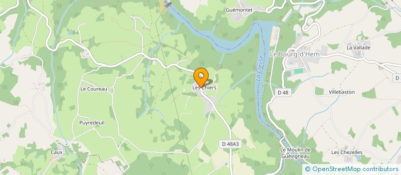 localisation de l'entreprise ASS CELLOISE D ENTRAIDE à LA CELLE-DUNOISE