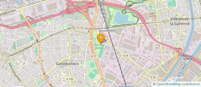localisation de l'entreprise ASS CENT EQUEST GENNEVILLIERS à GENNEVILLIERS