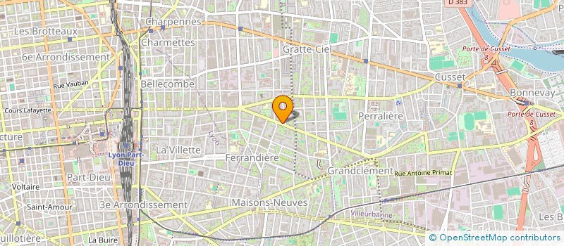 localisation de l'entreprise ASS CENTRAL SERVICE LIVE  VILLEURBANNE