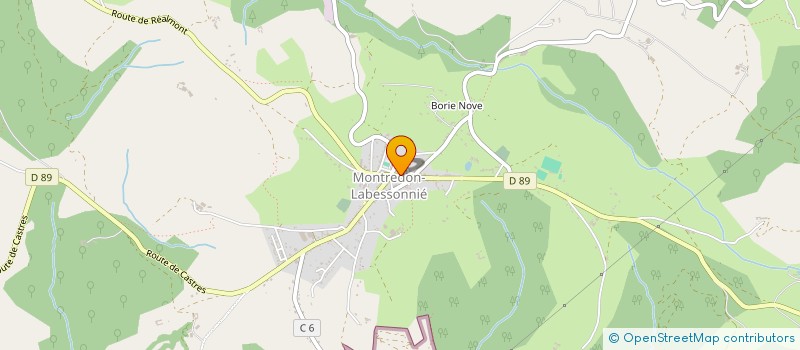 localisation de l'entreprise ASS CENTRE ACCUEIL-LOISIRS DE MONTREDON- à MONTREDON-LABESSONNIE