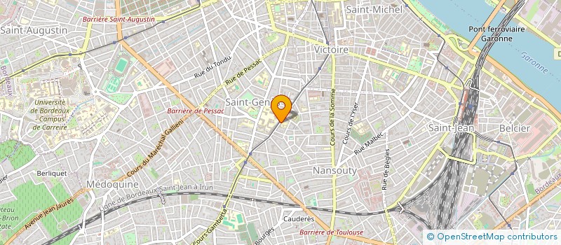 localisation de l'entreprise ASS CENTRE ANIMATION ARGONNE à BORDEAUX