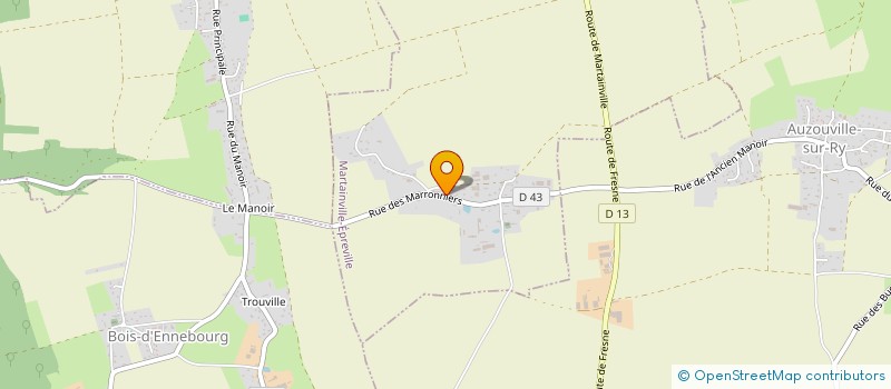 localisation de l'entreprise ASS  CENTRE ARCHEOLOGIE EST NORMANDIE  MARTAINVILLE-EPREVILLE