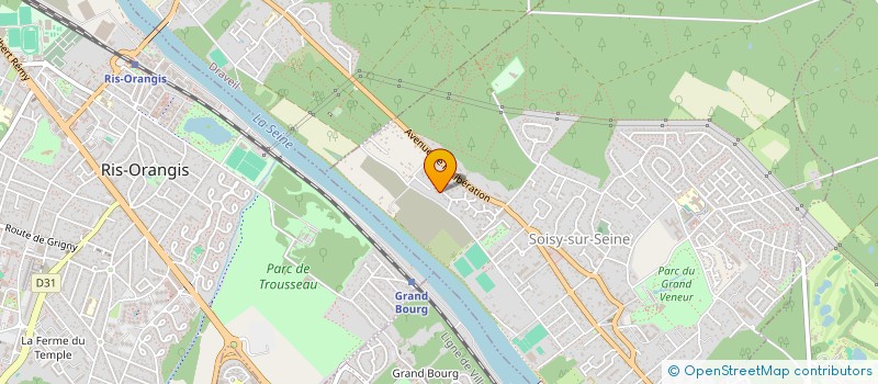 localisation de l'entreprise ASS CENTRE CHOREG GYMN ESSONNE à SOISY-SUR-SEINE