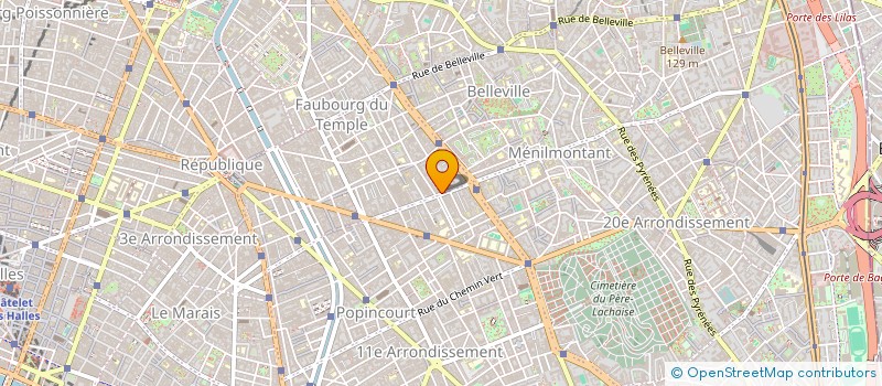 localisation de l'entreprise ASS  CENTRE CULTUREL MICHKAN YAACOV  PARIS