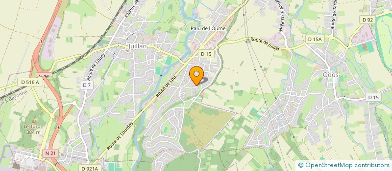 localisation de l'entreprise ASS CENTRE CYNOPHILE SAINT ROCH  JUILLAN