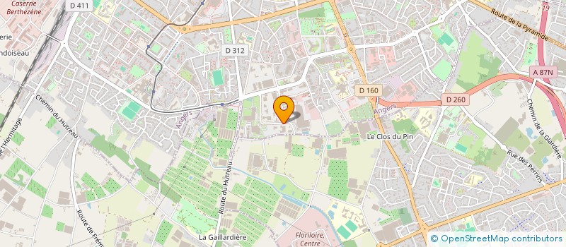 localisation de l'entreprise ASS CENTRE D'AIDE PAR LE TRAVAIL à ANGERS