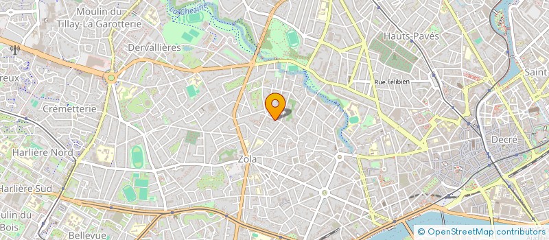 localisation de l'entreprise ASS CENTRE DE DANSE DE PROCE à NANTES