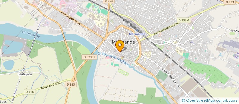 localisation de l'entreprise ASS CENTRE DE LOISIRS DES SUREAUX à MARMANDE