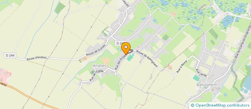 localisation de l'entreprise ASS CENTRE DE LOISIRS SANS HEBERGEMENT  ANDRES