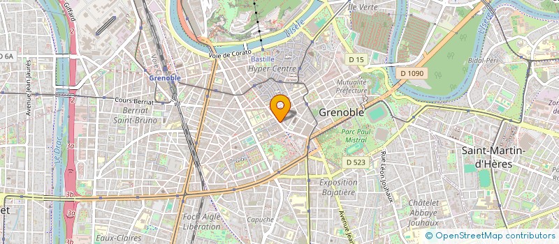 localisation de l'entreprise ASS  CENTRE DE RECH ET DE FORMAT  GRENOBLE
