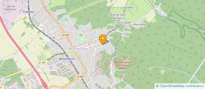 localisation de l'entreprise ASS CENTRE DE YOGA BKS IYENGAR VO  BESSANCOURT