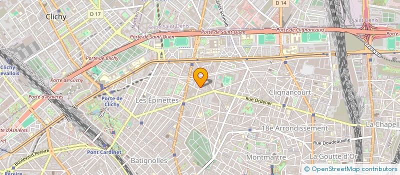 localisation de l'entreprise ASS  CENTRE DRAMATIQUE CLAUDE DUBUSCQ  PARIS