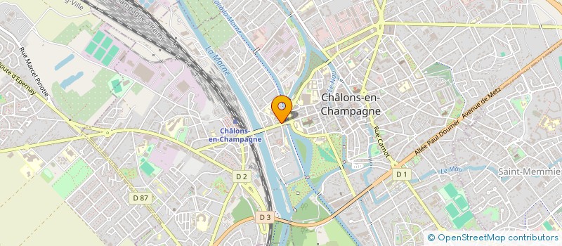 localisation de l'entreprise ASS CENTRE ETUDE ET DE PROMOTION  CHALONS-EN-CHAMPAGNE