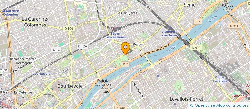 localisation de l'entreprise ASS CENTRE ETUDE RECHERCHE SUR LA POUPE à COURBEVOIE