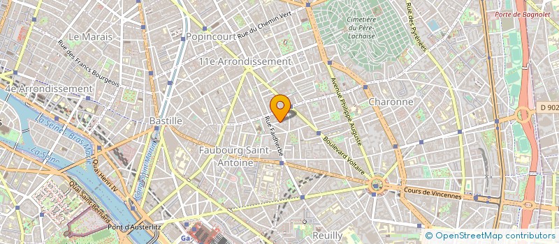 localisation de l'entreprise ASS CENTRE FRANCHEMONT à PARIS