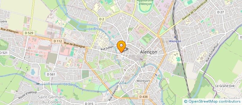 localisation de l'entreprise ASS CENTRE INTERPRO DE FORMATION à ALENCON